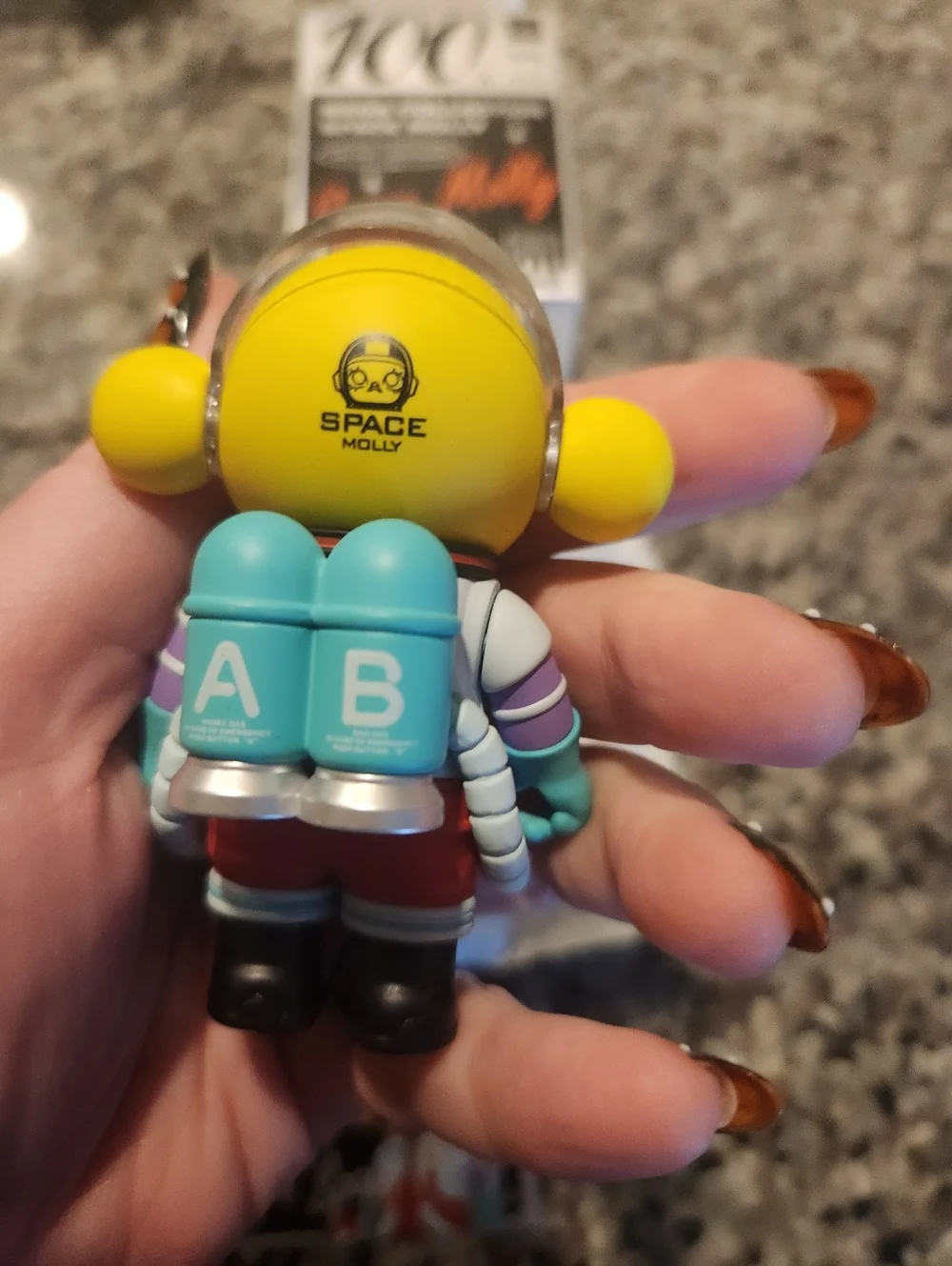 Pop Mart Mega Space Molly Series 1 Little Painter Molly Vinyl Blind Box Figure